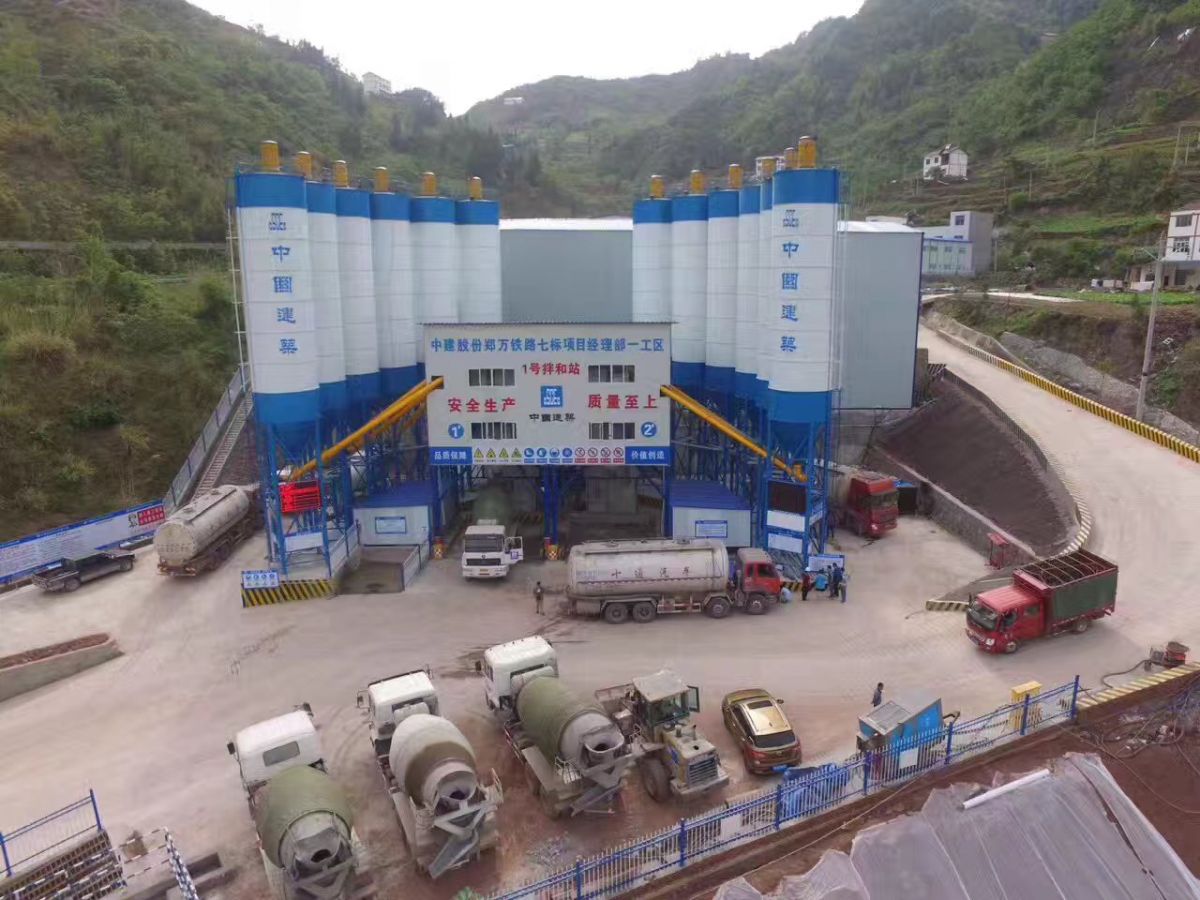 高效工程搅拌站图片