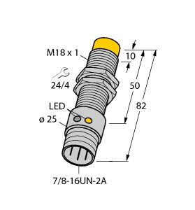 电感式传感器 NI12U-G18-ADZ30X2-B1331图片