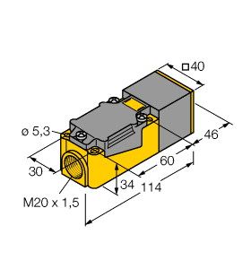 电感式传感器 NI25-CP40-LIU图片