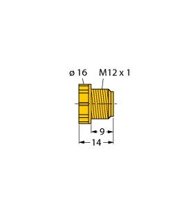 执行器/传感器电缆附件 VS-M12-YE图片