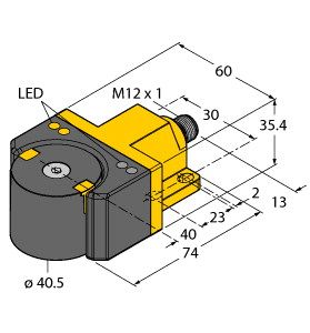 电感式旋转角度传感器 RI360P1-DSU35-2UP6X4-H1151图片
