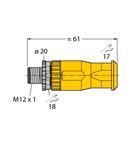 用于传感器和执行器的附件 BMS8151-0/PG9/YE图片