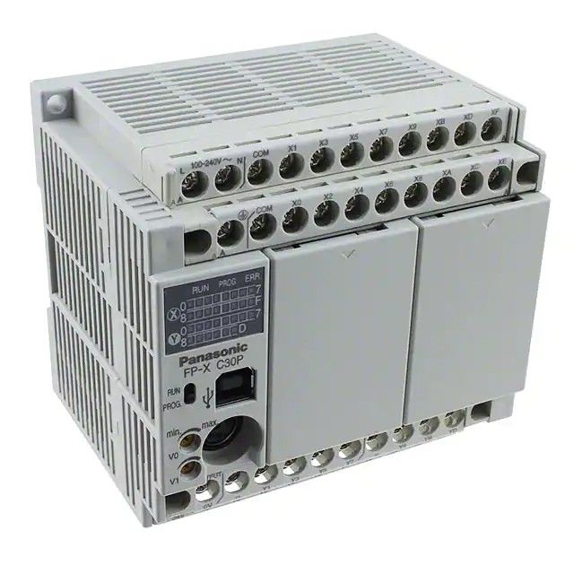 Programmable Logic Controller (PLC) Chassis Mount, DIN Rail 100 ~ 240VAC AFPX-C30P图片