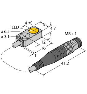 电感式传感器 BI2-Q4.7-AP6X-0.3-PSG3M图片