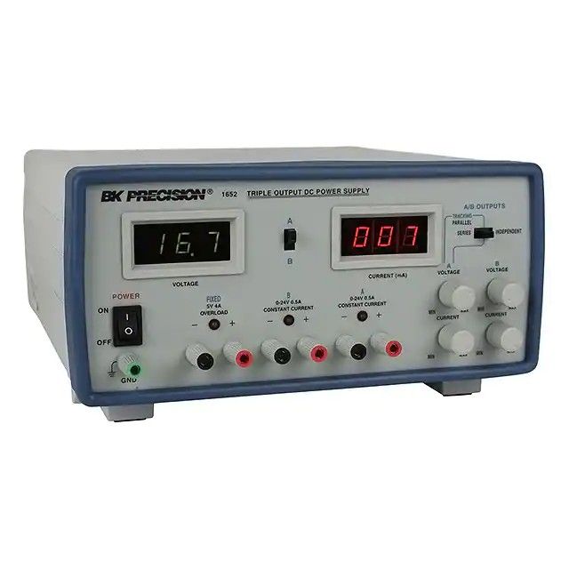 0 ~ 24VDC，0 ~ 24VDC，5VDC 输出工作台(AC 至 DC)电源数字 0 ~ 0.5A，0 ~ 0.5A，4A 输出-特性跟踪 1652图片
