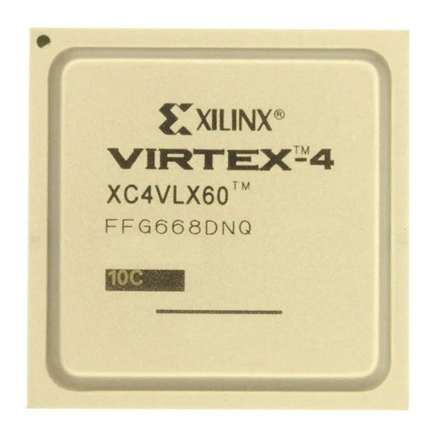 Virtex®-4 LX Field Programmable Gate Array (FPGA) IC 448 2949120 59904 668-BBGA, FCBGA XC4VLX60-10FFG668CͼƬ