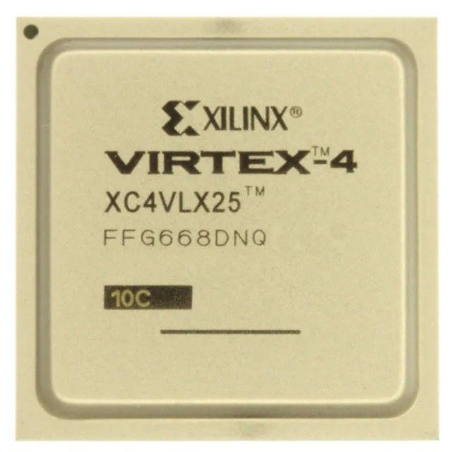 Virtex®-4 LX Field Programmable Gate Array (FPGA) IC 448 1327104 24192 668-BBGA, FCBGA XC4VLX25-10FFG668CͼƬ