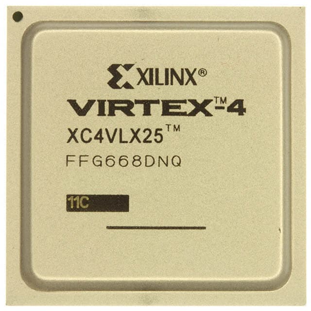 Virtex®-4 LX Field Programmable Gate Array (FPGA) IC 448 1327104 24192 668-BBGA, FCBGA XC4VLX25-11FFG668CͼƬ