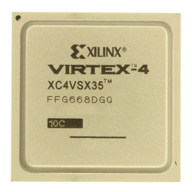 Virtex®-4 SX Field Programmable Gate Array (FPGA) IC 448 3538944 34560 668-BBGA, FCBGA XC4VSX35-10FFG668CͼƬ