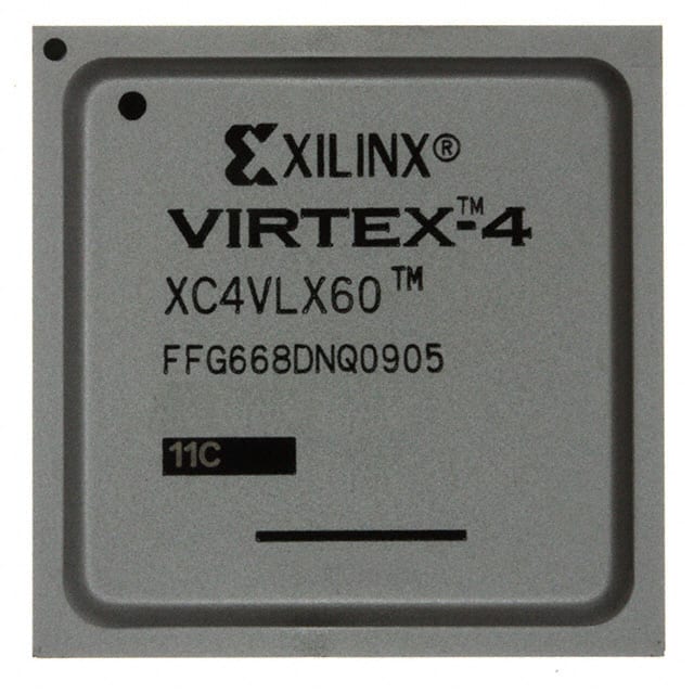 Virtex®-4 LX Field Programmable Gate Array (FPGA) IC 448 2949120 59904 668-BBGA, FCBGA XC4VLX60-11FFG668CͼƬ