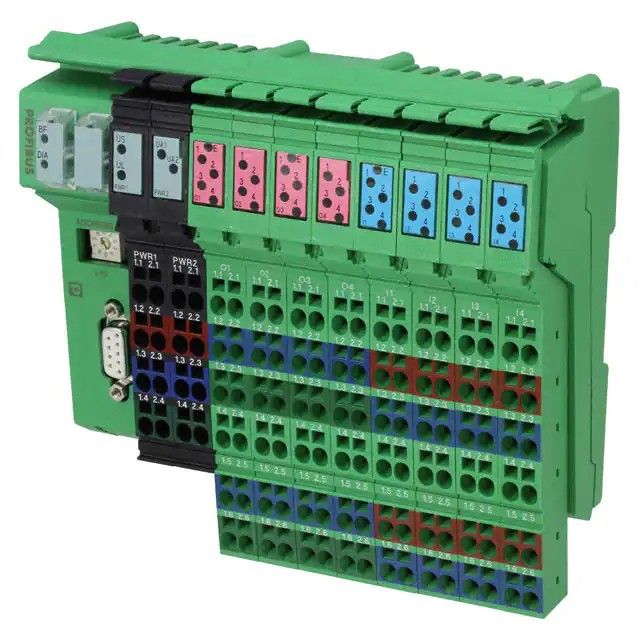 输入，输出(I/O)模块 DIN 轨道 24VDC 2862411图片
