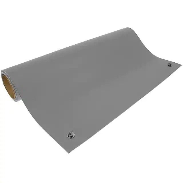 导电，耗散地板卷筒接地垫乙烯基灰色 50'(15.24m) X 4'(1.22m) 82A3图片