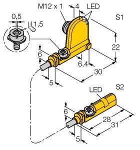 磁感应传感器 BIM-UNT-0.3-UNT-2AP6X3-H1141图片