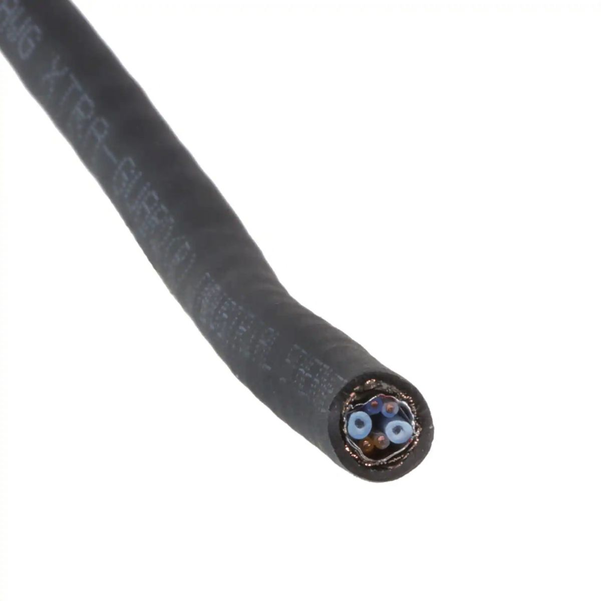 4(2 对双绞线)芯多线对，Cat5e 线缆黑色 24 AWG 箔，编织线 500.0'(152.4m) 75002 BK002图片