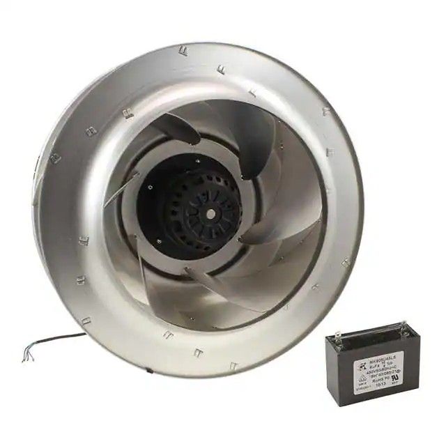 风扇电动叶轮 230VAC 圆形-400mm 直径滚珠 1900.0 CFM(53.20m³/min) 2 引线 UF400AAA23-H1C4A图片