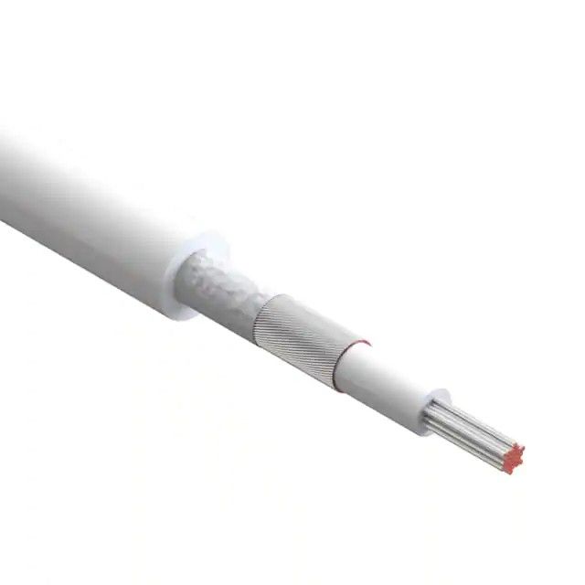 18AWG 电子线，屏蔽电线 41/34 白色 300V 1000.0'(304.8m) 30-00559图片