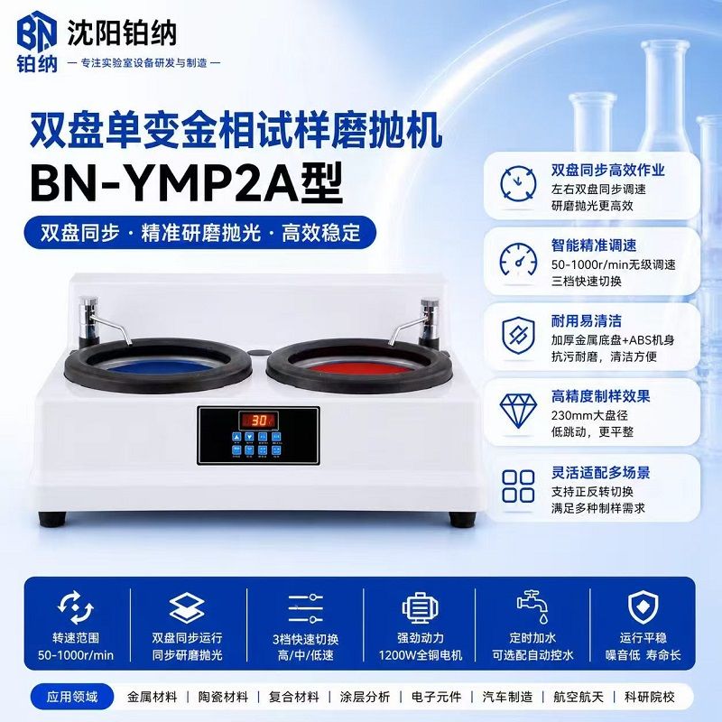 BN-YMP2A双盘研磨抛光机图片