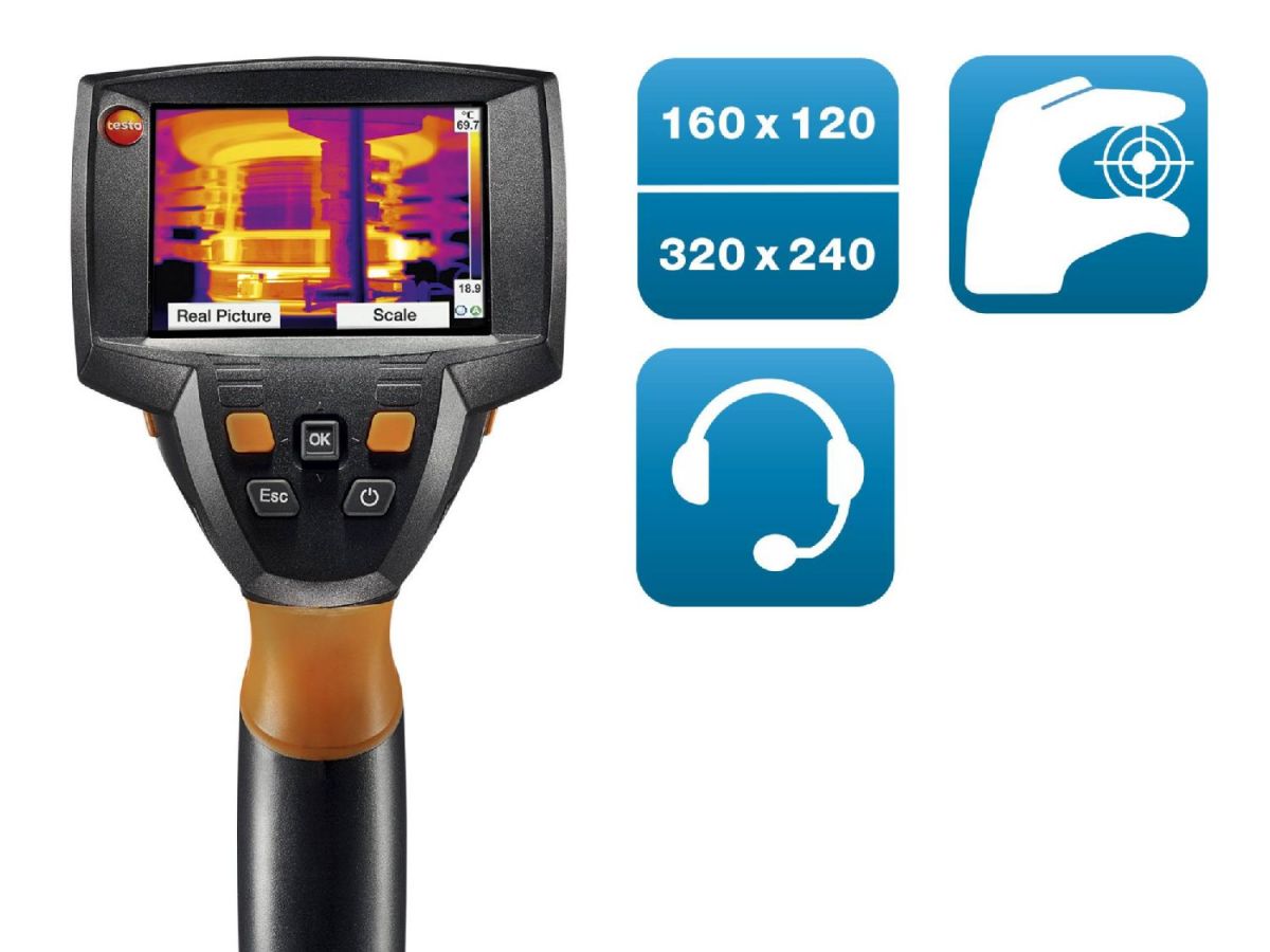 testo 875-2i可选配长焦镜头的经济型红外热像仪图片