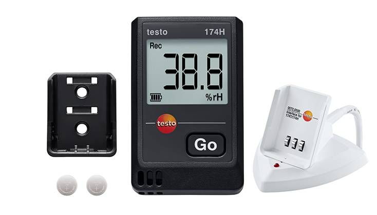 testo 174H迷你温湿度记录仪套装图片
