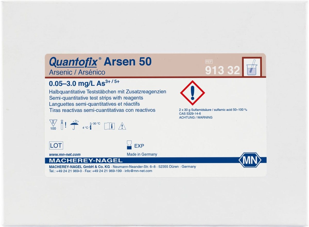 QUANTOFIX砷半定量测试条(Arsenic 50)图片