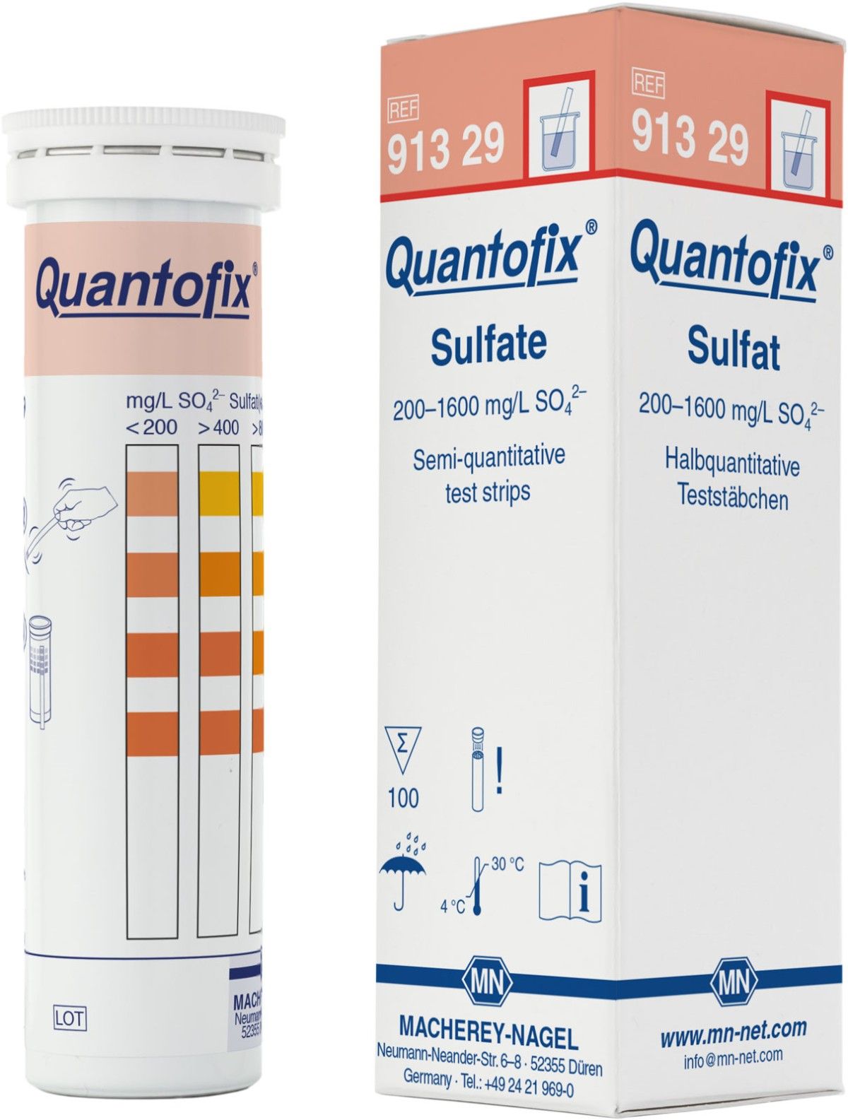 QUANTOFIX硫酸盐半定量测试条(Sulfate)图片