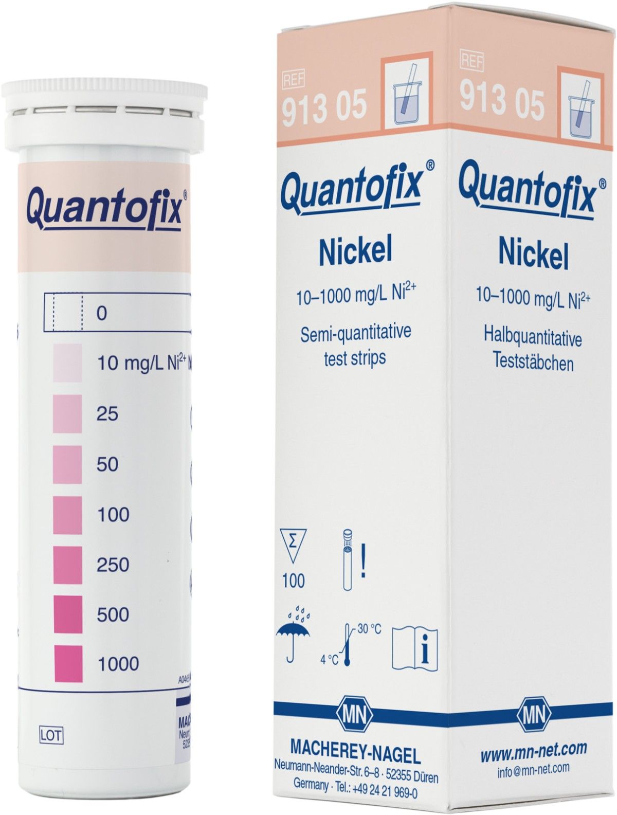 QUANTOFIX镍半定量测试条(Nickel)图片