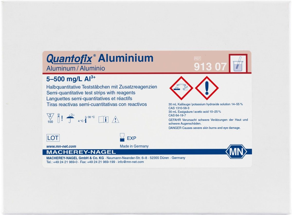 QUANTOFIX铝半定量测试条(Aluminium)图片