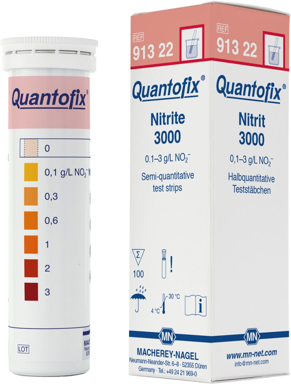 QUANTOFIX亚硝酸盐半定量测试条(Nitrite 3000)图片