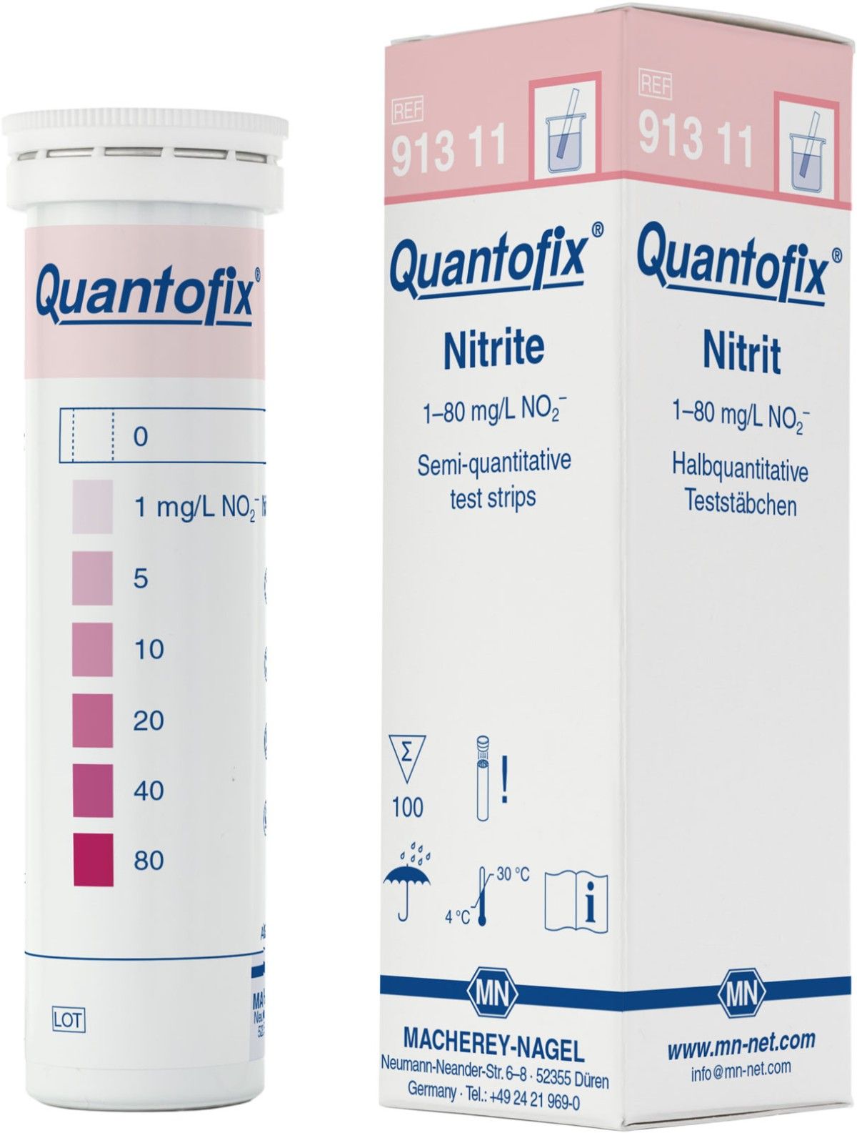 QUANTOFIX亚硝酸盐半定量测试条(Nitrite)图片