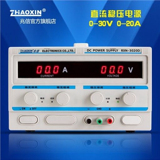 RXN-3020D线性直流可调电源0-30V 0-20A图片