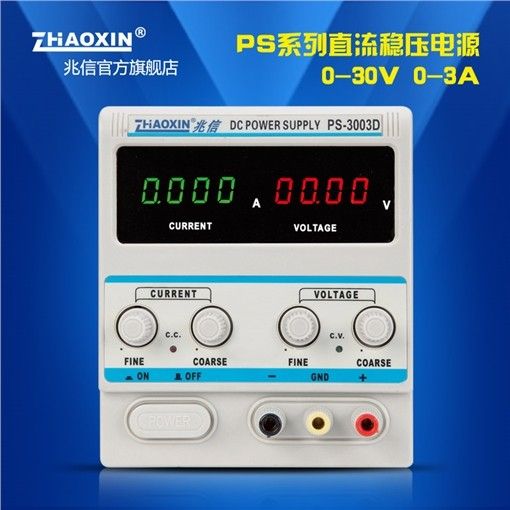 PS-3003D线性直流可调电源0-30V/0-3A图片