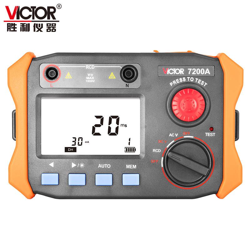 VICTOR 7200A漏电开关测试仪图片