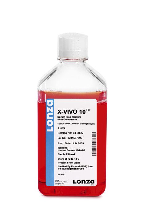 X-VIVO 10 w/庆大霉素和酚红图片