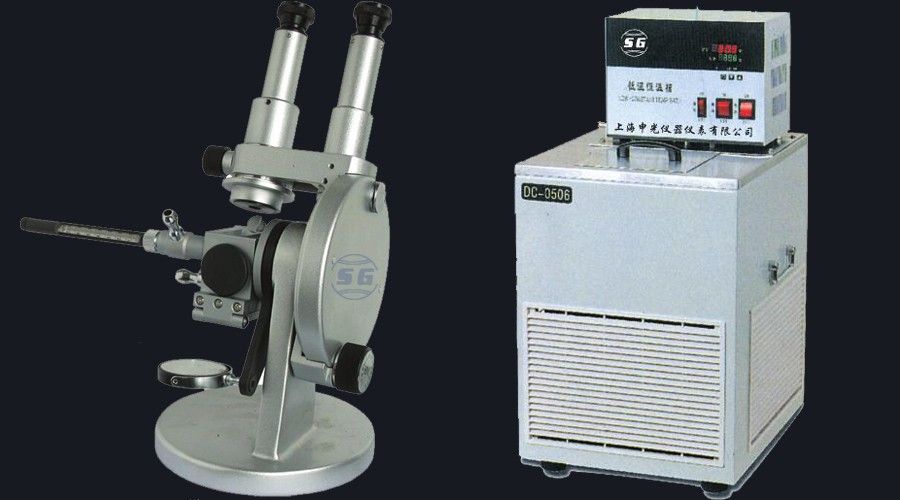 双目阿贝折射仪WYA-2W+低温恒温槽DC0506图片