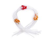 蠕动泵管线,用于内标(ISTD)吸取,PVC Tygon®,3节,橙色/红色接头,内径0.19 mm,12件/包图片