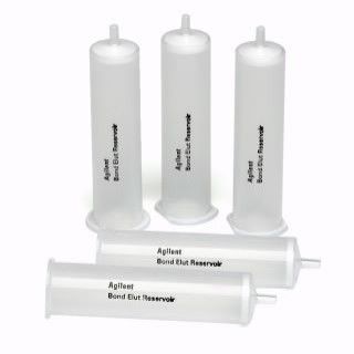 带有2个筛板(预装)的SPE空柱管,20 mL,100/包图片