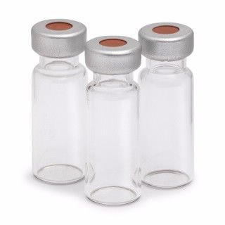 玻璃样品瓶,12 x 32 mm,预压盖,适用于400-DS,100/包图片