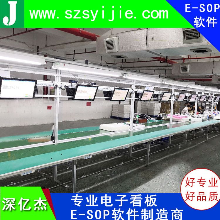 深亿杰产线SOP液晶显示系统图片