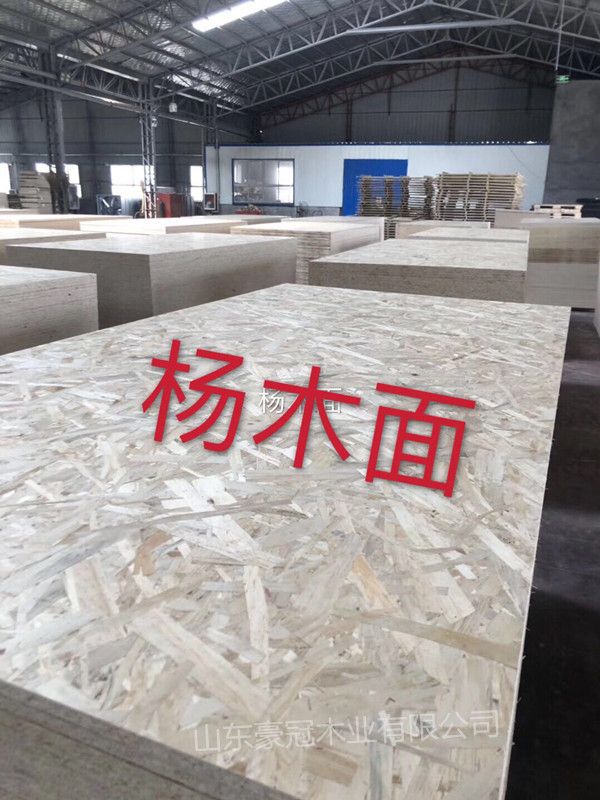 豪冠木业 欧松板杨木面 9mm图片