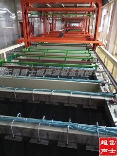 雷士超声波电镀企业全自动挂镀线图片