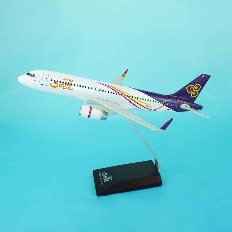 泰国smile A320neo 25cm 合成树脂飞机模型图片