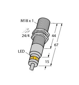 电感式传感器 BI5-EM18WD-AP6X/S929图片