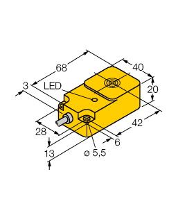 电感式传感器 BI15-Q20-Y1X图片