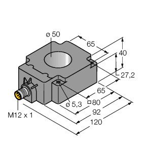 电感式传感器 BI50R-Q80-2LU-H1141/S950图片
