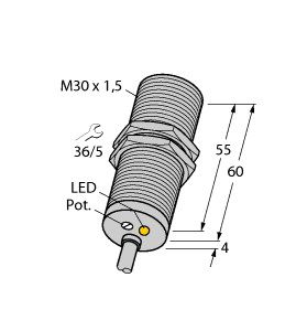 电感式传感器 BI15-M30-LUAP6X图片
