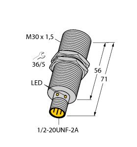 电感式传感器 BI10U-G30-ADZ30X2-B3131图片
