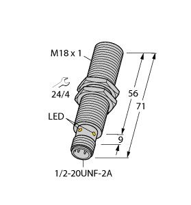 电感式传感器 BI5U-G18-ADZ30X2-B3331图片