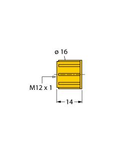 执行器/传感器电缆附件 VK-M12 (100 PCS)VERSCHLUSSKAPPE图片