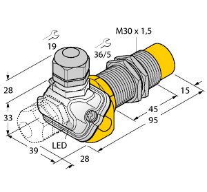电感式传感器 NI30U-EM30WDTC-AP6X图片