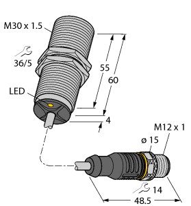 电感式传感器 BI12-M30-AD6X-0.3-RS4.23图片